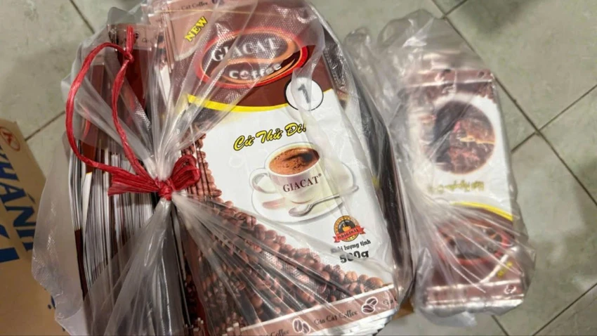 trộn đậu nành vào cafe