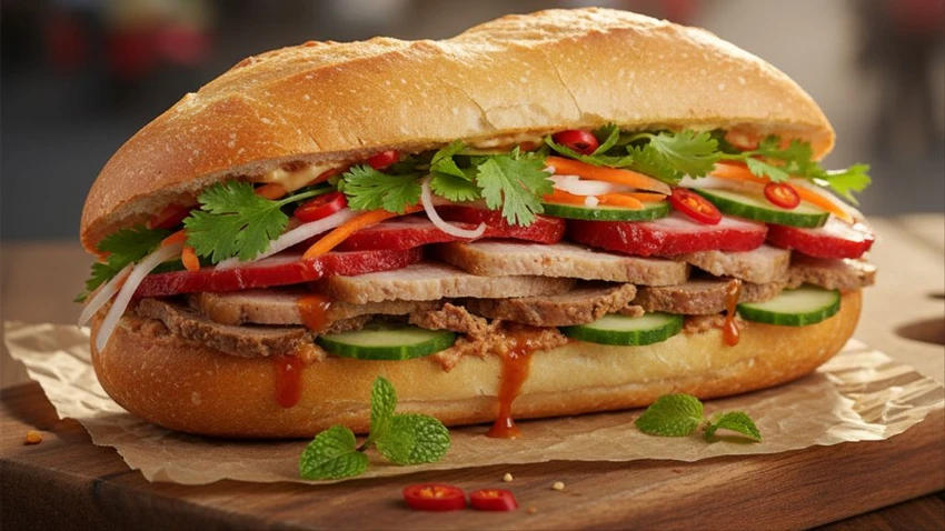 Ăn bánh mì