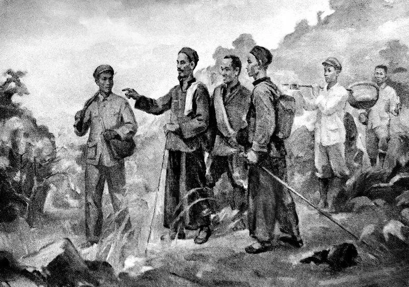 Năm 1941, Người về nước tiếp tục lãnh đạo phong trào cách mạng sau 30 năm bôn ba tìm đường cứu nước. Năm 1941, Người về nước tiếp tục lãnh đạo phong trào cách mạng sau 30 năm bôn ba tìm đường cứu nước.