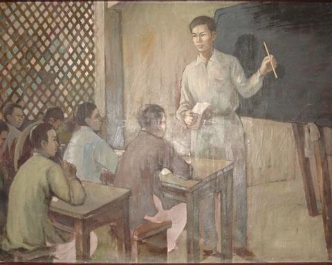 Năm 1910, trên đường vào Sài Gòn, Người dừng chân tại Phan Thiết và làm thầy giáo dạy học tại trường Dục Thanh. Năm 1910, trên đường vào Sài Gòn, Người dừng chân tại Phan Thiết và làm thầy giáo dạy học tại trường Dục Thanh.