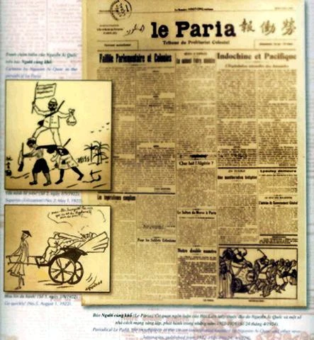 Năm 1921, Người tham gia thành lập Hội Liên hiệp các dân tộc thuộc địa Pháp; xuất bản tờ báo Người cùng khổ ở Pháp (1922). Năm 1921, Người tham gia thành lập Hội Liên hiệp các dân tộc thuộc địa Pháp; xuất bản tờ báo Người cùng khổ ở Pháp (1922).