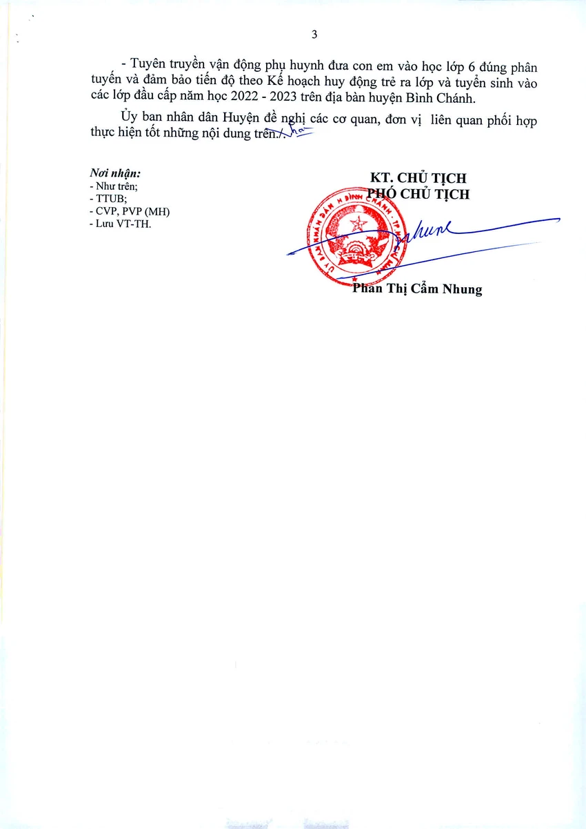 Bình Chánh: Các trường THCS tại xã Vĩnh Lộc A quá tải học sinh lớp 6 ảnh 6 Bình Chánh: Các trường THCS tại xã Vĩnh Lộc A quá tải học sinh lớp 6 ảnh 6