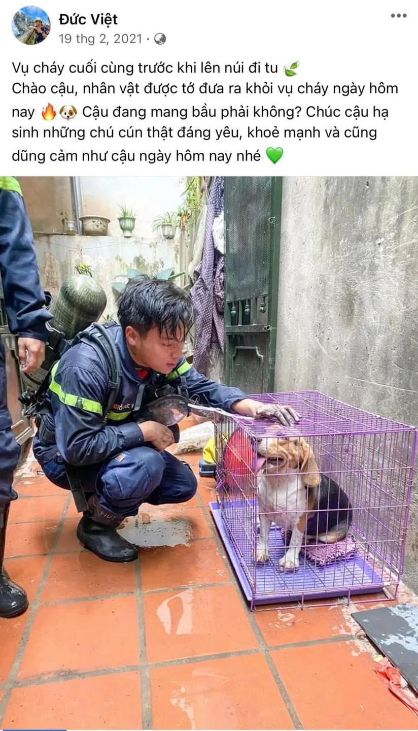 Dòng trạng thái của Trung uý Đỗ Đức Việt được chia sẻ trên các diễn đàn mạng xã hội. Ảnh: Chụp màn hình.