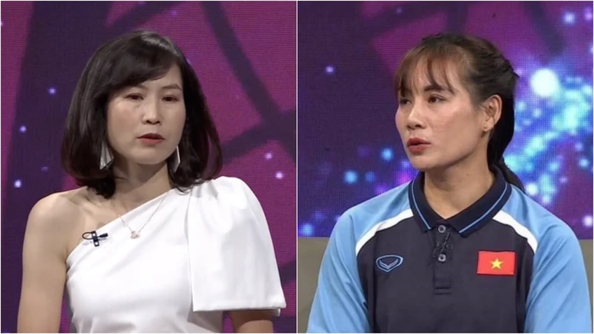 Hai cựu tuyển thủ Đỗ Thị Ngọc Châm và Văn Thị Thanh được ủng hộ khi tham gia bình luận World Cup. Ảnh: Chụp màn hình