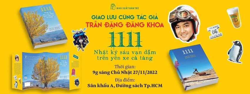 Poster chương trình giao lưu. Ảnh: NXB Trẻ Poster chương trình giao lưu. Ảnh: NXB Trẻ