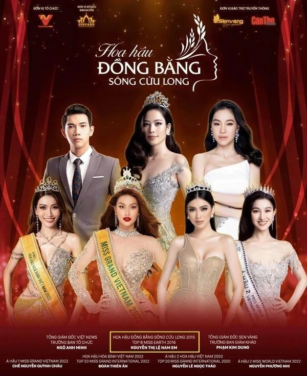 Nam Em được đổi thành Hoa hậu ĐB Sông Cửu Long 2015. Ảnh: BTC Nam Em được đổi thành Hoa hậu ĐB Sông Cửu Long 2015. Ảnh: BTC