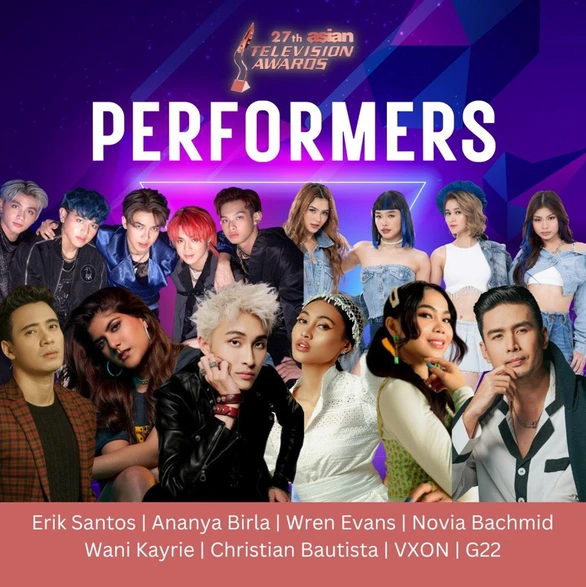 Wren Evans góp mặt trong poster nghệ sĩ trình diễn tại Giải Asian TV Awards năm nay. Ảnh: BTC Wren Evans góp mặt trong poster nghệ sĩ trình diễn tại Giải Asian TV Awards năm nay. Ảnh: BTC