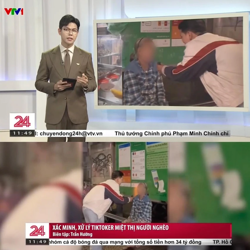 VTV24 cũng đã lên tiếng về vụ việc gây tranh cãi. Ảnh: Chụp màn hình. VTV24 cũng đã lên tiếng về vụ việc gây tranh cãi. Ảnh: Chụp màn hình.