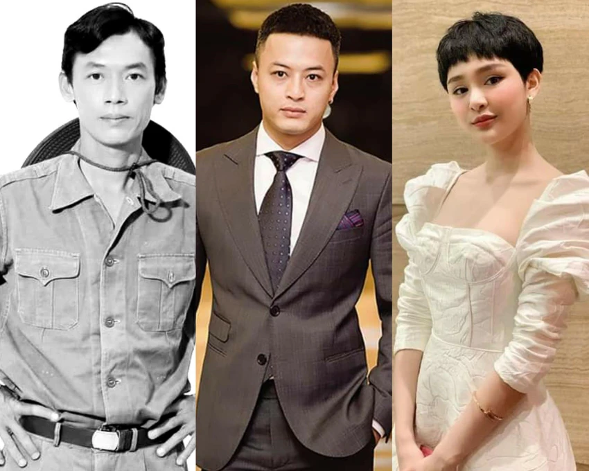 Từ trái sang: Cố nghệ sĩ Nguyễn Chí Tâm, Hồng Đăng và Hiền Hồ. Ảnh: FBNV