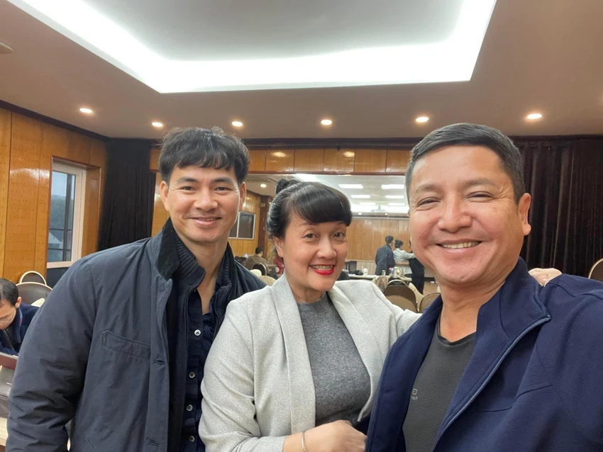 NSƯT Chí Trung chia sẻ buổi tập đầu tiên của Táo quân 2023. Ảnh: FBNV NSƯT Chí Trung chia sẻ buổi tập đầu tiên của Táo quân 2023. Ảnh: FBNV
