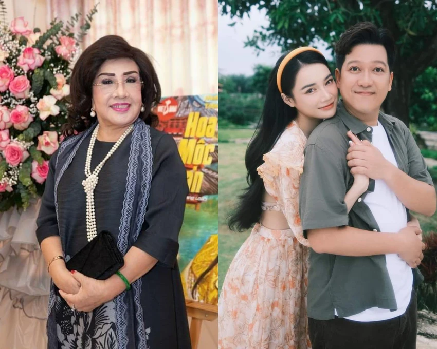 Từ trái sang: NSND Lệ Thủy, diễn viên Nhã Phương và Trường Giang. Ảnh: FBNV Từ trái sang: NSND Lệ Thủy, diễn viên Nhã Phương và Trường Giang. Ảnh: FBNV