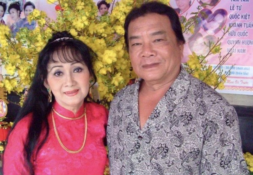 Nghệ sĩ Thanh Tú và bà xã- nghệ sĩ Trang Bích Liễu. Ảnh: TL Nghệ sĩ Thanh Tú và bà xã- nghệ sĩ Trang Bích Liễu. Ảnh: TL