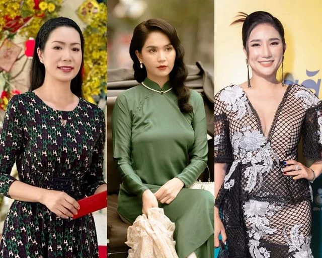 Từ trái sang: NSƯT Trịnh Kim Chi, Ngọc Trinh và NS Cát Tường. Ảnh: FBNV Từ trái sang: NSƯT Trịnh Kim Chi, Ngọc Trinh và NS Cát Tường. Ảnh: FBNV