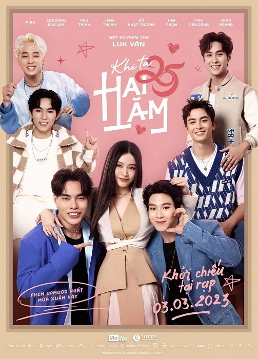 Poster dự án Khi ta hai lăm của đạo diễn Luk Vân. Ảnh: NSX Poster dự án Khi ta hai lăm của đạo diễn Luk Vân. Ảnh: NSX
