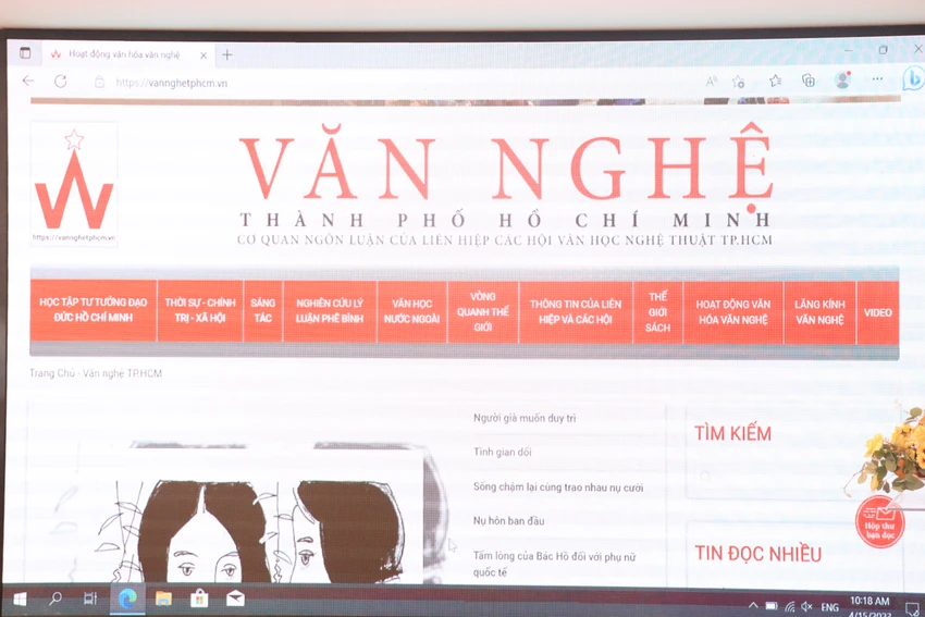 Trang Web chính thức của Tạp chí Văn nghệ TP.HCM