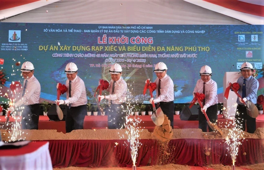 Lễ khởi công xây dựng Rạp xiếc và biểu diễn đa năng Phú Thọ. Ảnh: CTV Lễ khởi công xây dựng Rạp xiếc và biểu diễn đa năng Phú Thọ. Ảnh: CTV