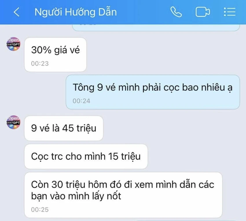 Phía chợ đen hét giá vé lên gấp 3,4 lần. Ảnh: Chụp màn hình Phía chợ đen hét giá vé lên gấp 3,4 lần. Ảnh: Chụp màn hình