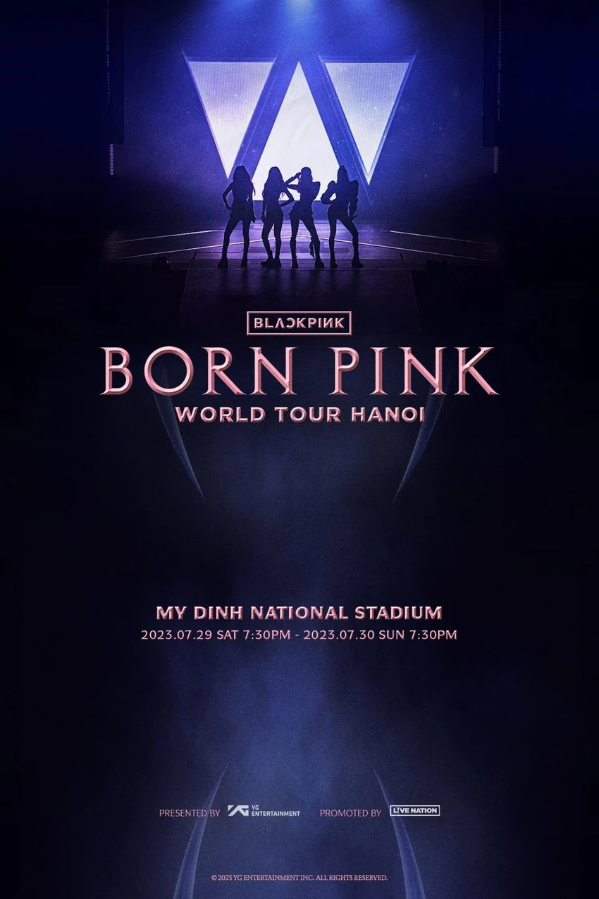 Poster công bố chính thức trên trang chủ của BlackPink. Ảnh: Fanpage BlackPink Poster công bố chính thức trên trang chủ của BlackPink. Ảnh: Fanpage BlackPink