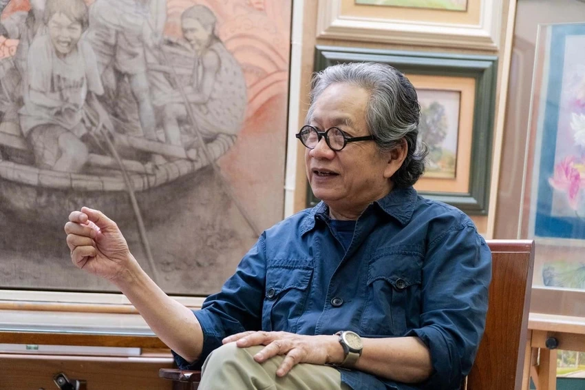 Họa sỹ Trịnh Lữ (tên thật là Trịnh Hữu Tuấn, sinh năm 1948 tại Hà Nội). Ảnh: FBNV Họa sỹ Trịnh Lữ (tên thật là Trịnh Hữu Tuấn, sinh năm 1948 tại Hà Nội). Ảnh: FBNV