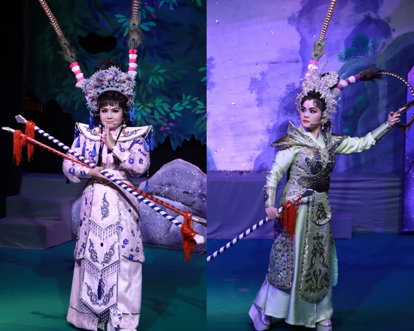 Còn với NSƯT Trinh Trinh và Tú Sương, đây cũng là lần đầu tiên cả hai nữ nghệ sĩ cùng đảm nhận vai nữ chính Mộc Quế Anh. Còn với NSƯT Trinh Trinh và Tú Sương, đây cũng là lần đầu tiên cả hai nữ nghệ sĩ cùng đảm nhận vai nữ chính Mộc Quế Anh.