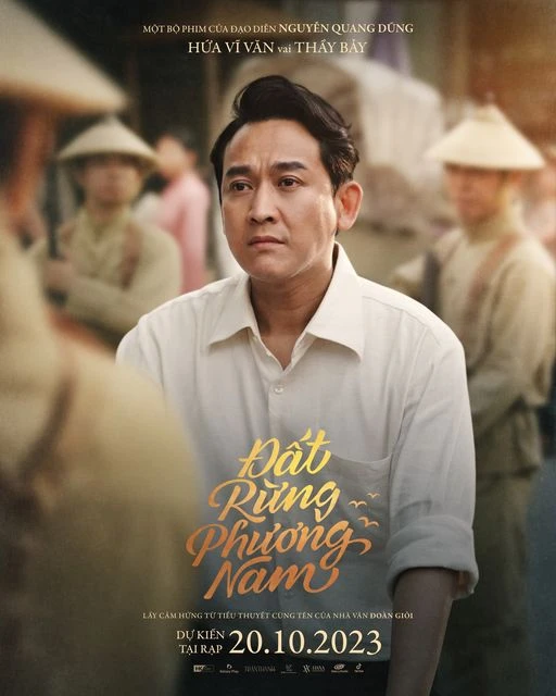 Hứa Vĩ Văn trên poster phim "Đất rừng phương Nam". Ảnh: NSX Hứa Vĩ Văn trên poster phim "Đất rừng phương Nam". Ảnh: NSX