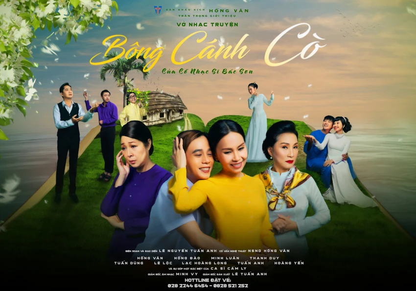 Poster dự án Nhạc truyện "Bông cánh cò" Poster dự án Nhạc truyện "Bông cánh cò"