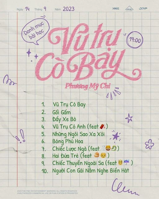 Phương Mỹ Chi ra album "Vũ trụ cò bay" kỷ niệm 10 năm ca hát. Ảnh: NVCC Phương Mỹ Chi ra album "Vũ trụ cò bay" kỷ niệm 10 năm ca hát. Ảnh: NVCC