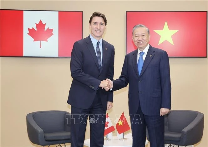 Tổng Bí thư, Chủ tịch nước Tô Lâm gặp các Thủ tướng Canada và Bỉ