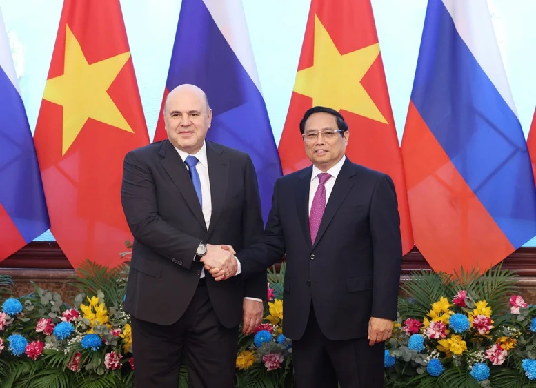 Thông cáo chung về kết quả chuyến thăm chính thức Việt Nam của Thủ tướng Chính phủ Liên bang Nga M.V. Mishustin