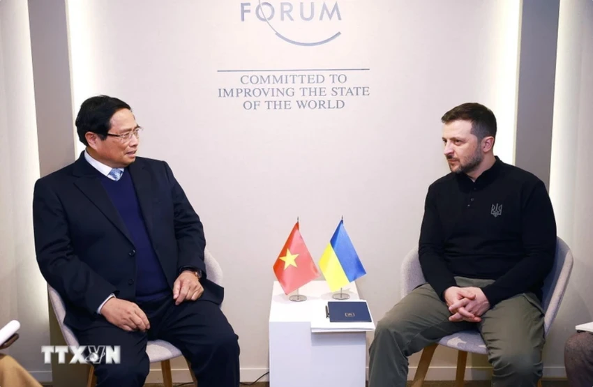 Thủ tướng Phạm Minh Chính gặp Tổng thống Ukraine
