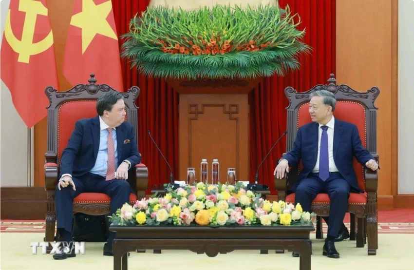 Tổng Bí thư khẳng định tạo môi trường đầu tư cho doanh nghiệp Hoa Kỳ đầu tư tại Việt Nam