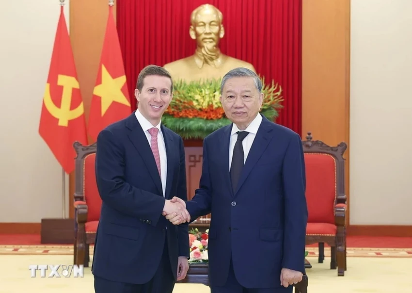Tổng Bí thư Tô Lâm tiếp Tổng Giám đốc Quỹ đầu tư Warburg Pincus của Hoa Kỳ