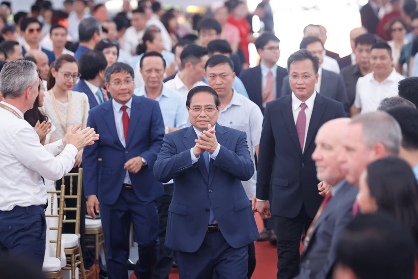 Thủ tướng Phạm Minh Chính dự lễ khởi công dự án Trump International Hưng Yên