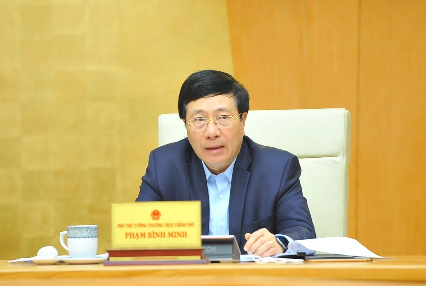 Ông Phạm Bình Minh, Phó Thủ tướng Thường trực. Ông Phạm Bình Minh, Phó Thủ tướng Thường trực.
