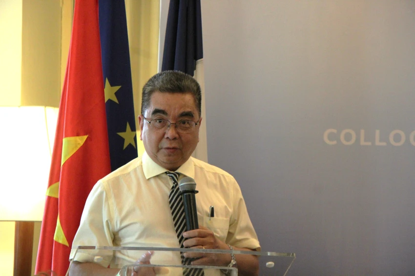 Viện sĩ, PGS.TS Nguyễn Ngọc Điện phát biểu tại phần tham luận về tài sản tín thác. Ảnh: DƯƠNG HOÀNG Viện sĩ, PGS.TS Nguyễn Ngọc Điện phát biểu tại phần tham luận về tài sản tín thác. Ảnh: DƯƠNG HOÀNG