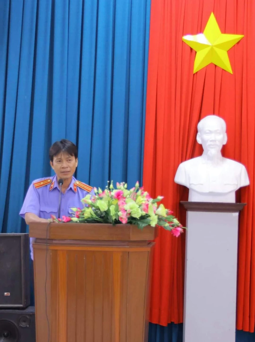 Thạc sĩ Võ Văn Tài, Phó trưởng Khoa Kiểm sát hình sự Trường Đào tạo bồi dưỡng nghiệp vụ kiểm sát tại TP.HCM. Ảnh: MC Thạc sĩ Võ Văn Tài, Phó trưởng Khoa Kiểm sát hình sự Trường Đào tạo bồi dưỡng nghiệp vụ kiểm sát tại TP.HCM. Ảnh: MC