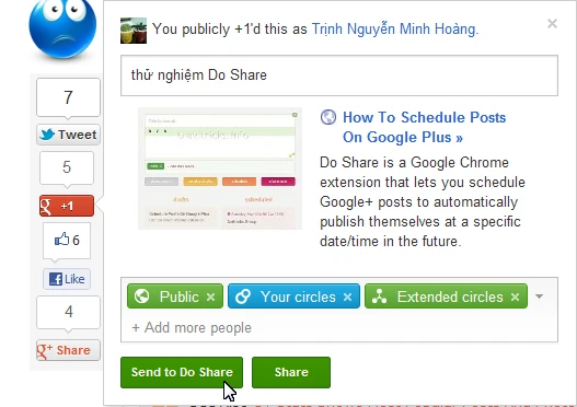 Gửi bài lên Google+ theo thời gian định sẵn ảnh 3 Gửi bài lên Google+ theo thời gian định sẵn ảnh 3