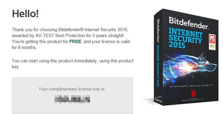 Miễn phí bản quyền 6 tháng Bitdefender Internet Security 2015 ảnh 4 Miễn phí bản quyền 6 tháng Bitdefender Internet Security 2015 ảnh 4