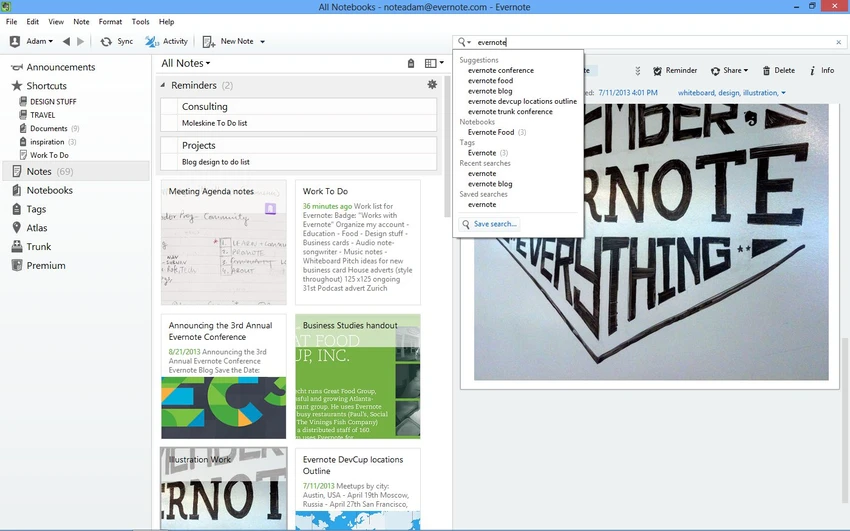 Evernote ra mắt phiên bản cho PC ảnh 1