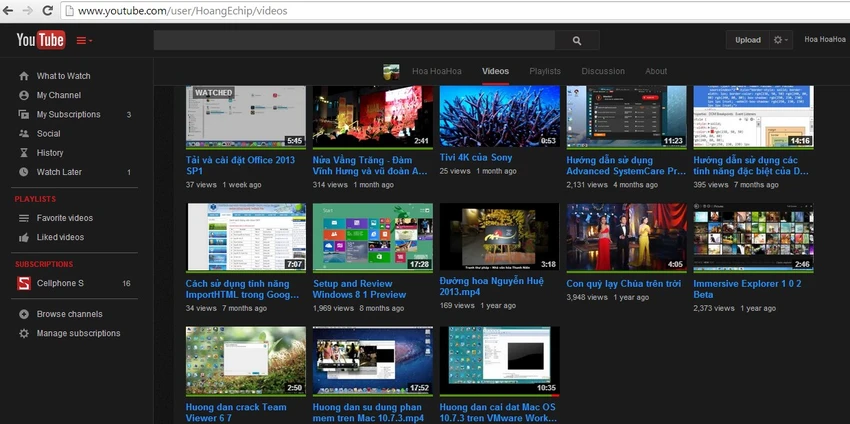 Thay đổi giao diện YouTube ảnh 1