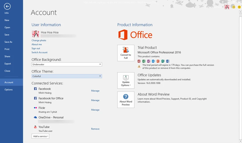 Microsoft Office 2016 Preview có gì mới? ảnh 1 Microsoft Office 2016 Preview có gì mới? ảnh 1
