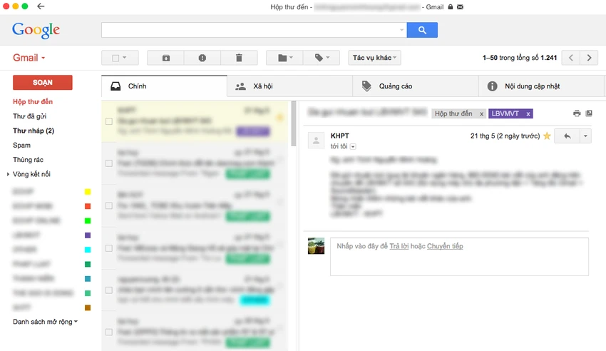 Tạo bộ lọc thư cao cấp trong Gmail ảnh 4