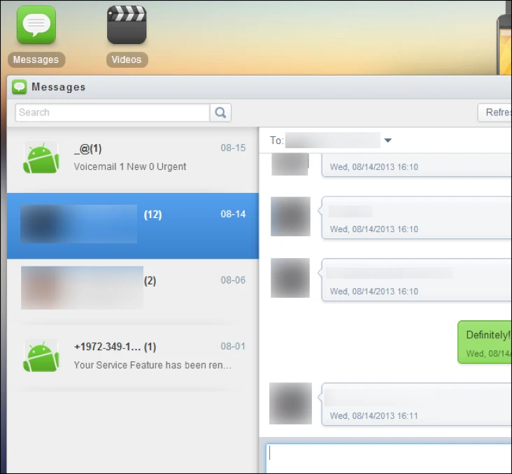 Gửi và nhận tin nhắn Android từ máy tính ảnh 2