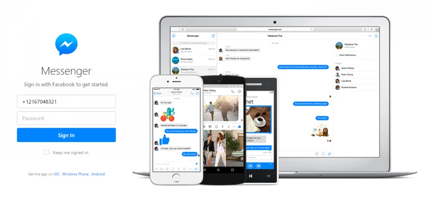 Dùng Facebook Messenger không cần tài khoản ảnh 1 Dùng Facebook Messenger không cần tài khoản ảnh 1