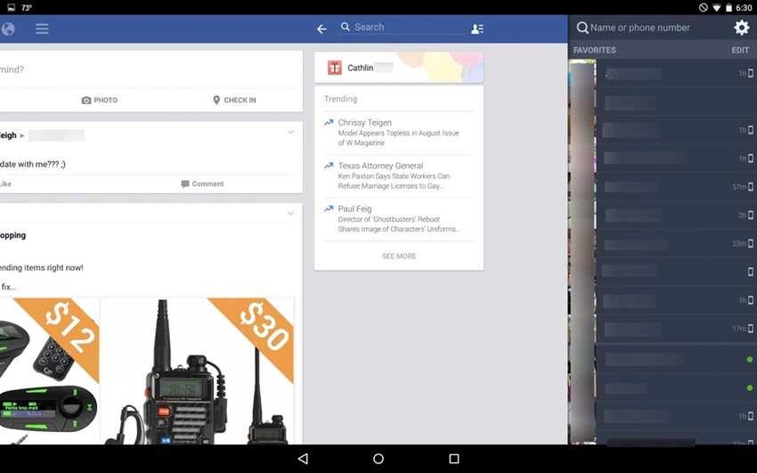 Giao diện Facebook trên tablet ngày càng đẹp ảnh 2 Giao diện Facebook trên tablet ngày càng đẹp ảnh 2