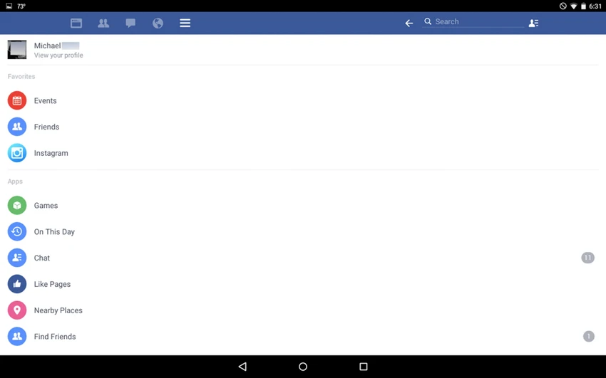 Giao diện Facebook trên tablet ngày càng đẹp ảnh 3 Giao diện Facebook trên tablet ngày càng đẹp ảnh 3