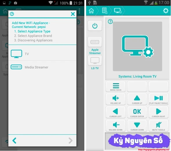 Biến smartphone thành remote thông minh ảnh 2 Biến smartphone thành remote thông minh ảnh 2