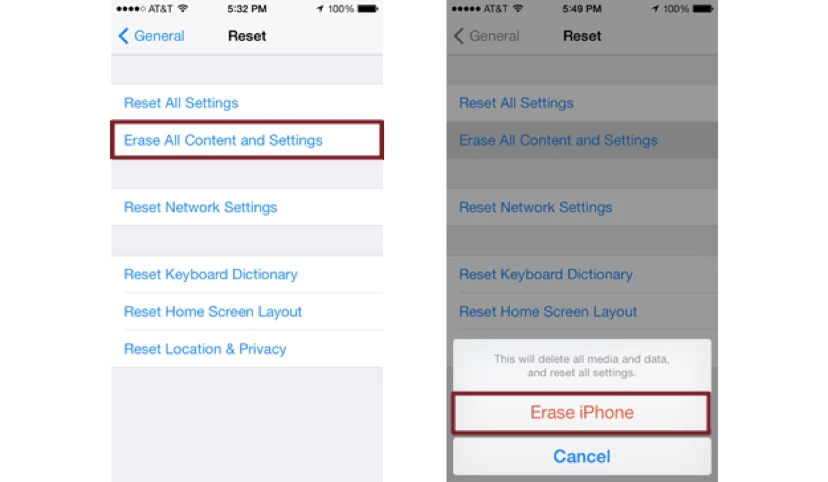 Khôi phục cài đặt gốc cho iPhone? ảnh 5