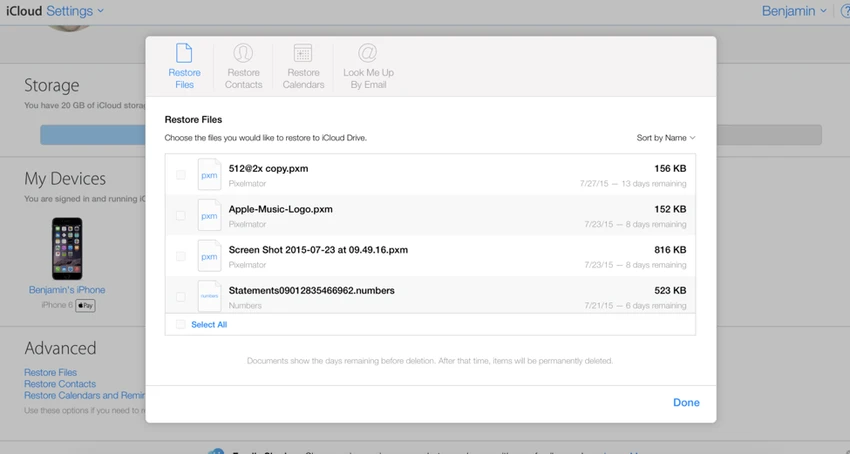 Apple cho phép khôi phục dữ liệu từ iCloud ảnh 1