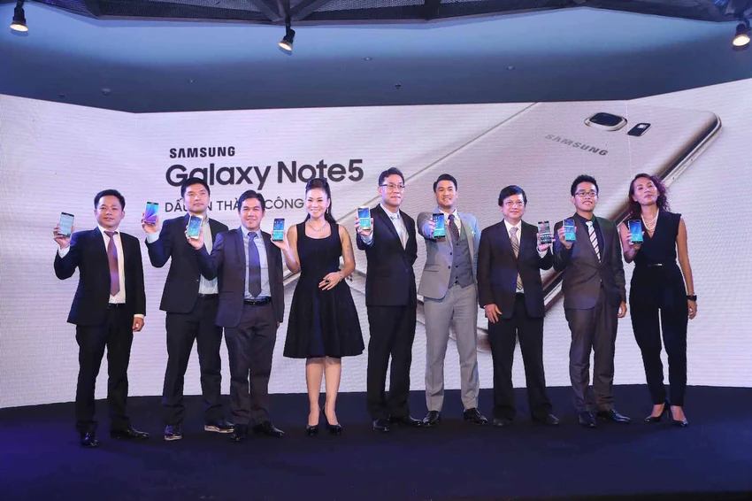 Siêu phẩm Galaxy Note 5 chính thức ra mắt tại Việt Nam ảnh 1